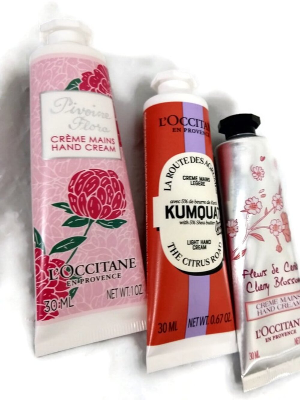 L'OCCITANE Limited Summer collection Hand Cream Trio Set 30 ML X 3 NIB